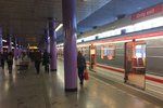 Současná konečná stanice linky metra B Zličín.