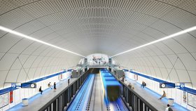 Stavba metra D byla zahájena 21. dubna 2022.