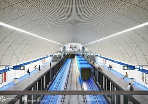 Na stavbu metra D si bude moci Praha vzít úvěr od Evropské investiční banky