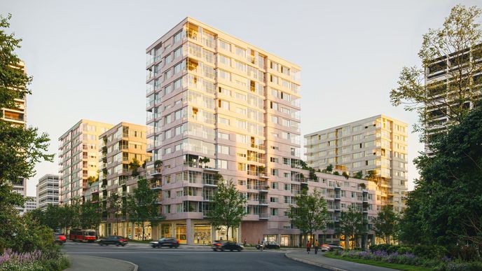 Nová čtvrť na Nových Dvorech podle ateliéru re:architekti Nová čtvrť na Nových Dvorech podle ateliéru re:architekti