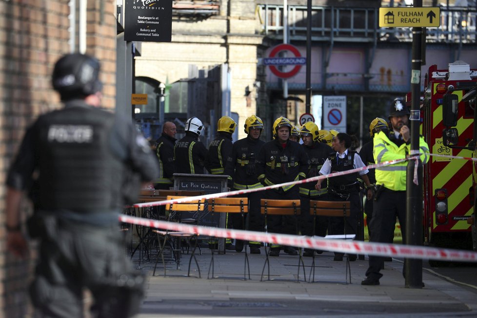 Výbuch v londýnské stanici metra Parsons Green