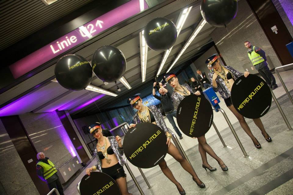 Jedinečná módní událost Metro Boutique se odehrála ve vídeňském metru.