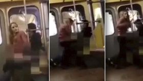 Mladý pár si to rozdával v metru. Někdo je natočil. Teď jim hrozí až pět let vězení
