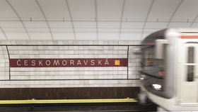 Stanice metra Českomoravská. (ilustrační foto)