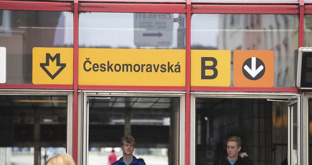 Takto dnes vypadá vstup do stanice Českomoravská.