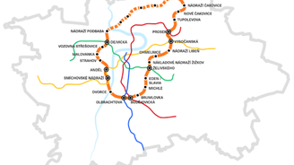 Okružní metro. Scheinherr navrhuje prověřit, zda se má postavit linka O