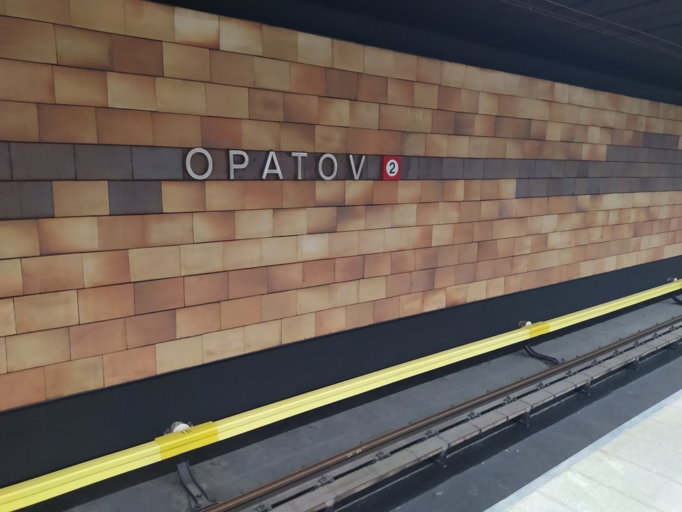 Takto vypadá modernizovaná stanice metra Opatov. 