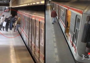 Policisté hledají svědky incidentu v metru.