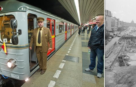 Metru je už 40 let! Cestující v Praze měli jezdit podzemní tramvají