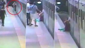 V metru zůstala žena  zaklíněná za kabelku, souprava ji dotáhla až do další zastávky
