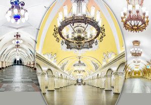 Moskevské stanice metra jsou uměleckým dílem.