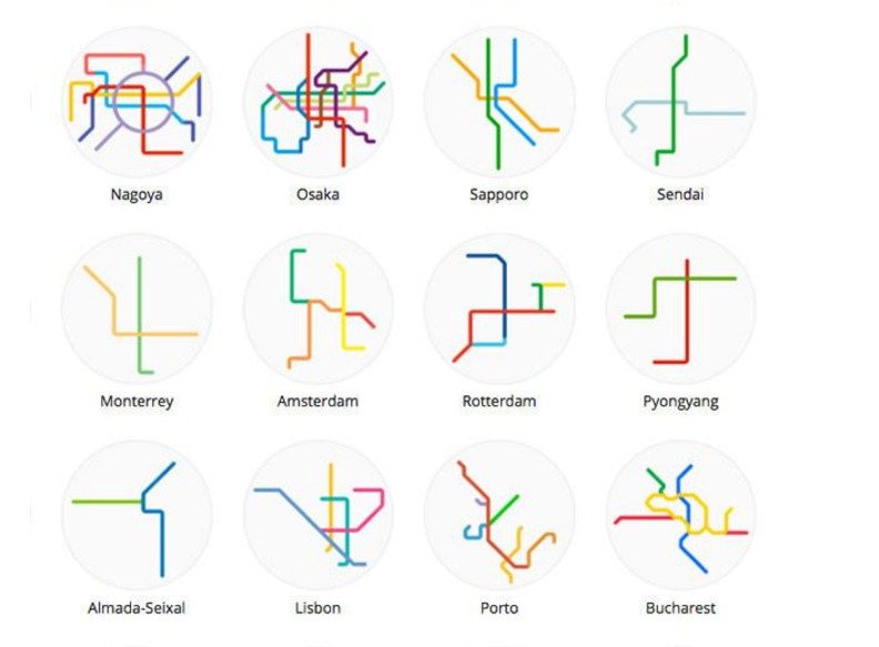 Někdy spleť linek, jindy obyvatelům daného města musí stačit jen jedna. Podívejte se, jak vypadají systémy metra v zahraničí...