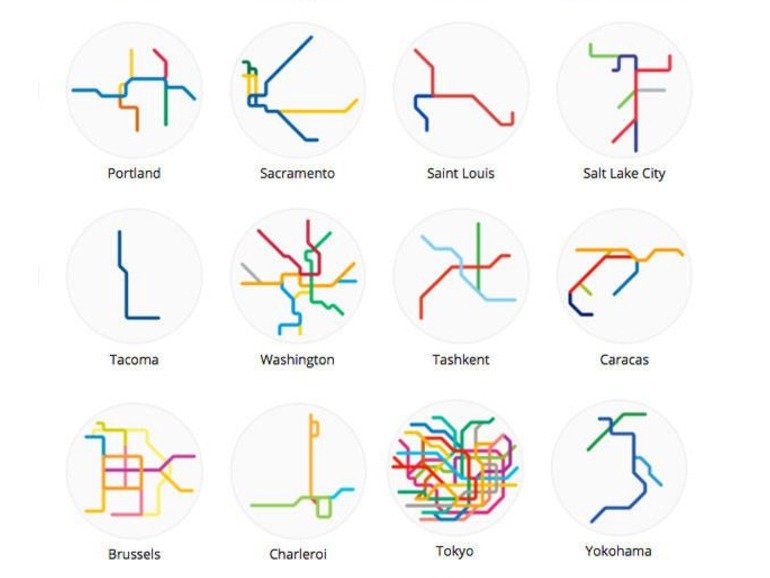 Někdy spleť linek, jindy obyvatelům daného města musí stačit jen jedna. Podívejte se, jak vypadají systémy metra v zahraničí...