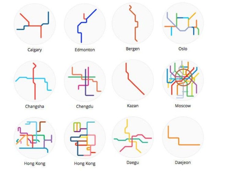 Někdy spleť linek, jindy obyvatelům daného města musí stačit jen jedna. Podívejte se, jak vypadají systémy metra v zahraničí...