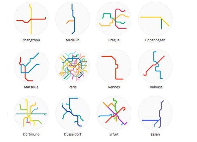 Někdy spleť linek, jindy obyvatelům daného města musí stačit jen jedna. Podívejte se, jak vypadají systémy metra v zahraničí...