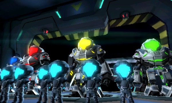 Metroid Prime Federation Force lze hrát až ve čtyřech.