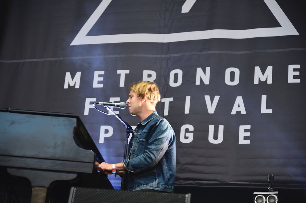 Spoustu fanoušků přilákal na Metronome Festival britský zpěvák Tom Odell.