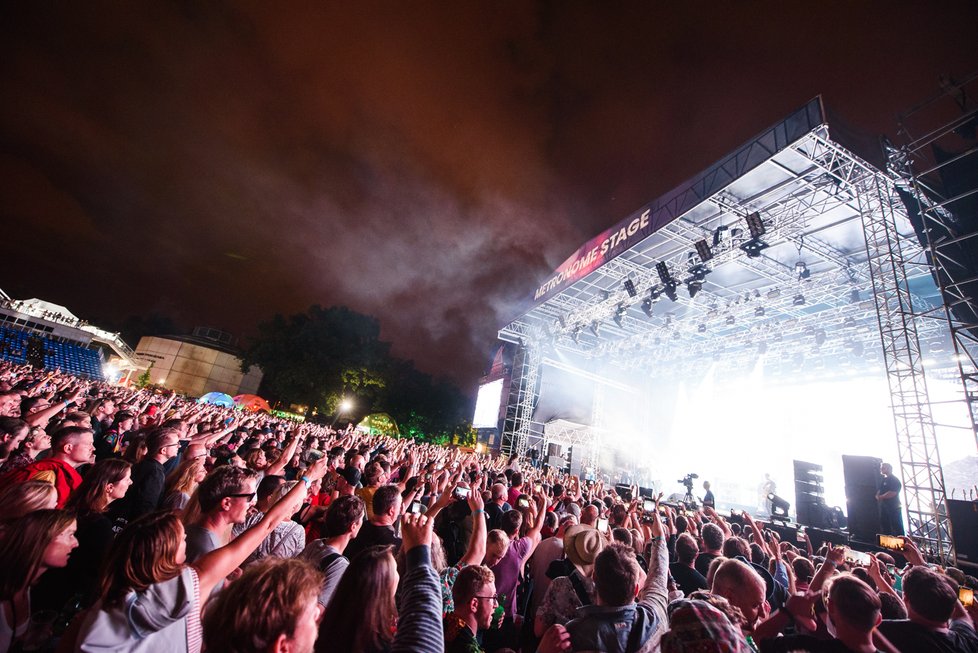 Metronome Festival na pražském Výstavišti.