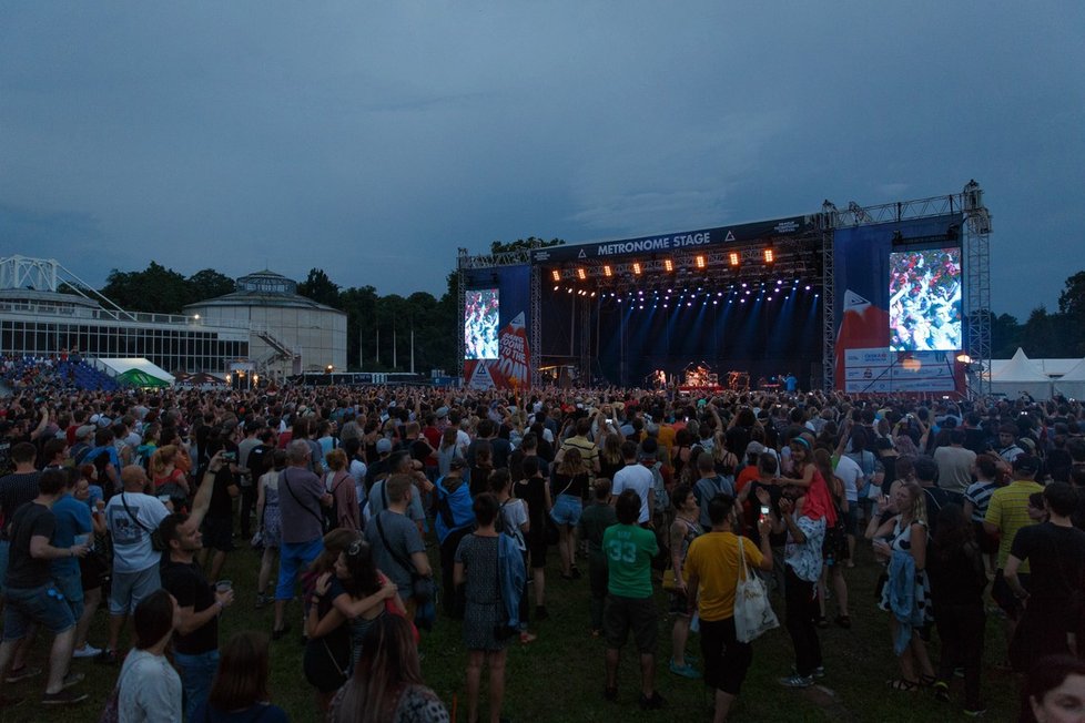 Metronome Festival se letos bude konat potřetí. Takhle to vypadalo loni.