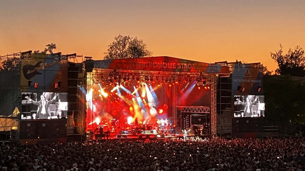 Nick Cave na Metronome festivalu. (23. června 2022)