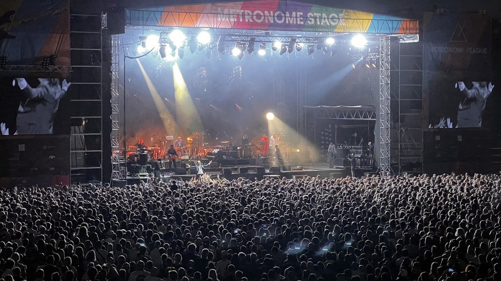 Nick Cave na Metronome festivalu. (23. června 2022)