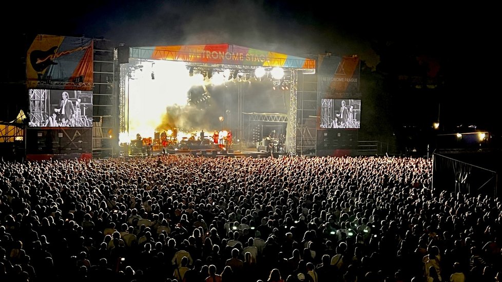 Nick Cave na Metronome festivalu. (23. června 2022)