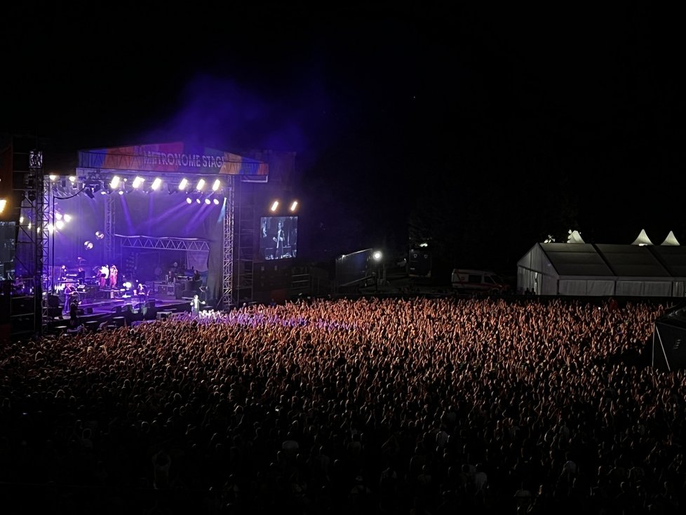 Nick Cave na Metronome festivalu. (23. června 2022)