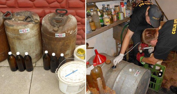 NA Karvinsku objevila celní správa v jednom ze sklepů zásoby 700 litrů čistého metanolu