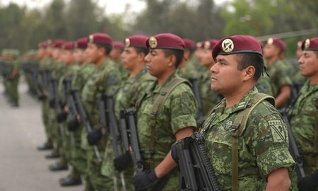 Mexická armáda, (Ilustrační foto)