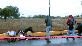 V Mexiku našli pět bezhlavých těl. Jde nejspíš o práci drogových kartelů.