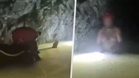 Horník přežil 14 dní v zatopeném dole.