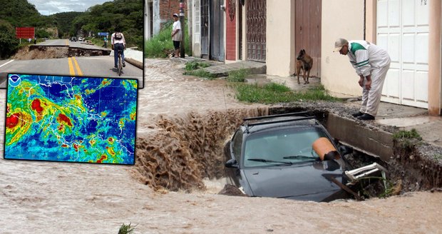 Češka popisuje hrůzu v Mexiku: Hurikán a povodně zabily přes 80 lidí!