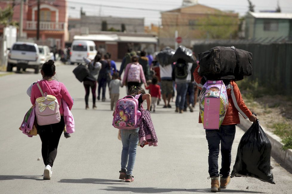 Migranti na hranicích Střední Ameriky a USA