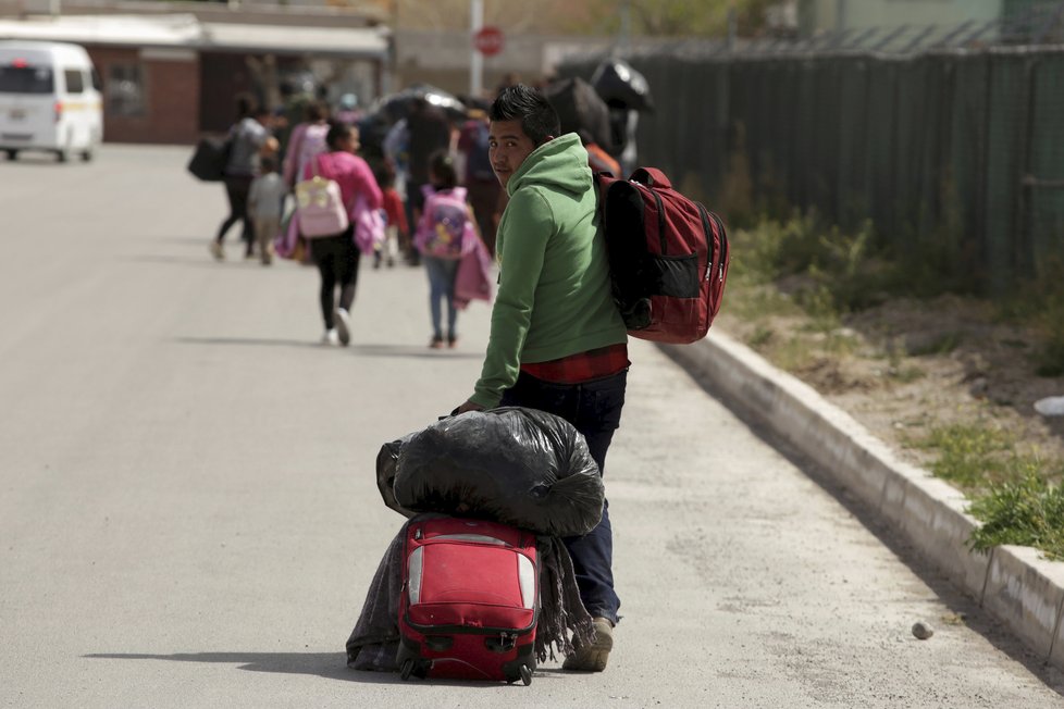 Migranti na hranicích Střední Ameriky a USA