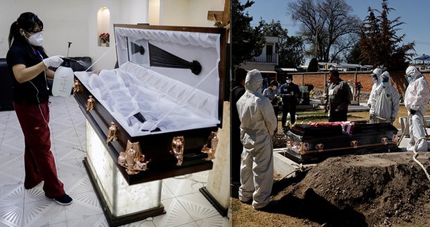 „Sežeňte si kyslík sami.“ Ve zdecimovaném Mexiku se stojí fronty na léčení i pohřby