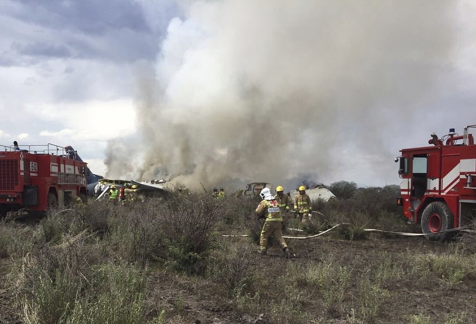 Havárie letadla Aeroméxiko v mexickém státě Durango