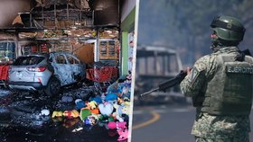 Mexiko v plamenech. Kartely ovládly turistický ráj, lidé v panice utíkají a státy ruší stovky letů