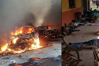 Hořící auta a mrtvoly v ulicích: Při přestřelce policistů a gangsterů zemřely desítky lidí