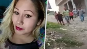 Třicetiletá Mexičanka Margarita Ceceñová byla 1. července zřejmě rodinnými příslušníky polita benzínem a zapálena.