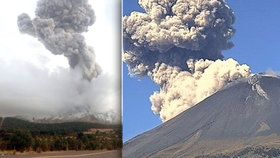 Popocatépetl se probudil k životu.