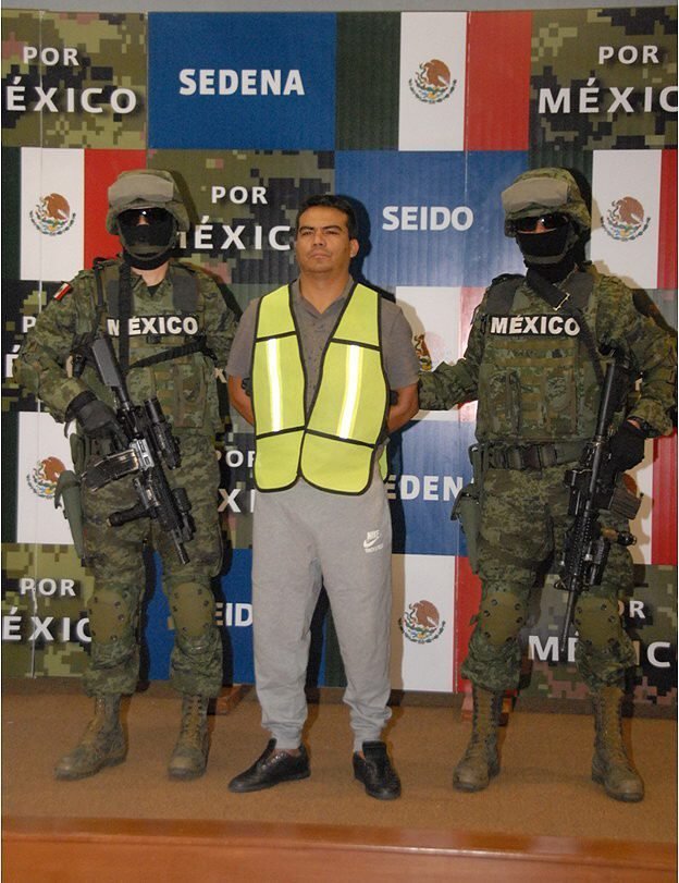 Zadržení Salazara Ramíreze, jednoho z vůdců drogového kartelu ve státu Sinaloa