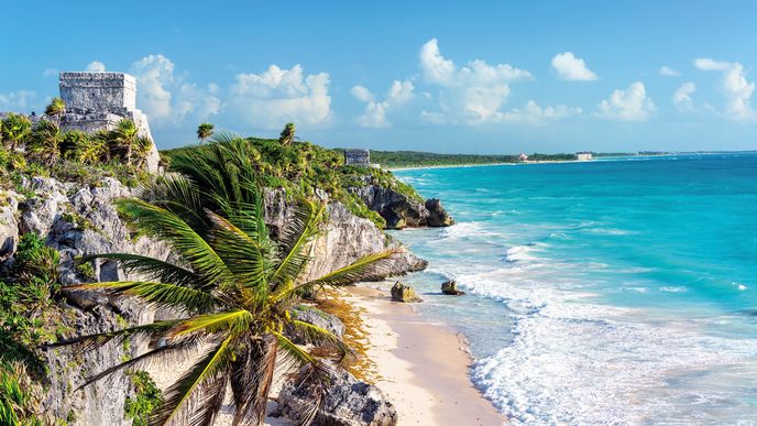 Tulum je jedním z největších turistických magnetů Mexika