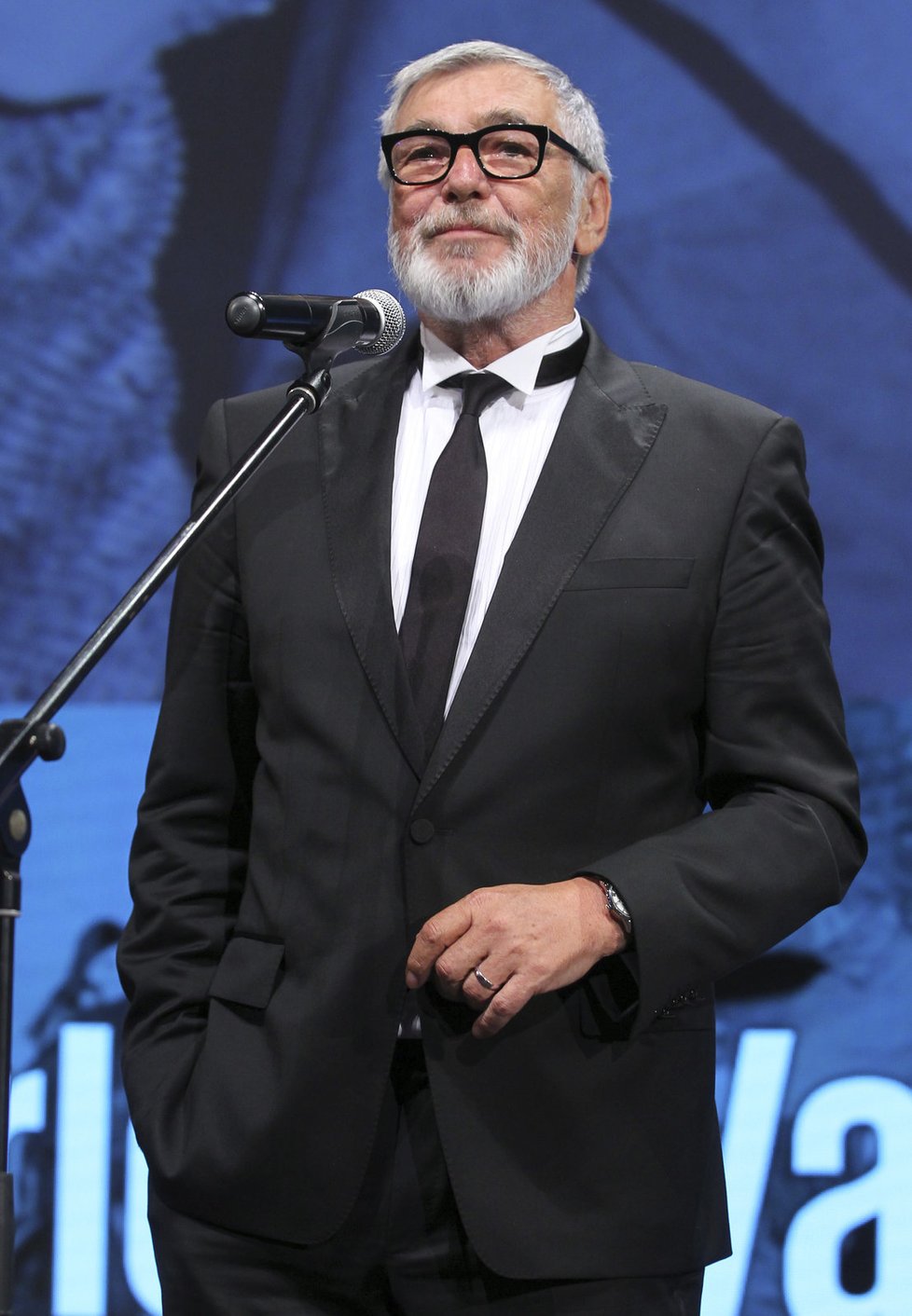 Ředitel filmového festivalu, herec Jiří Bartoška