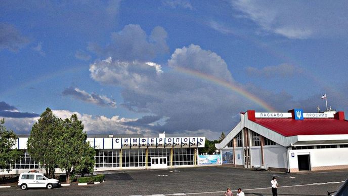 Mezinárodní letiště v Simferopolu na Krymu