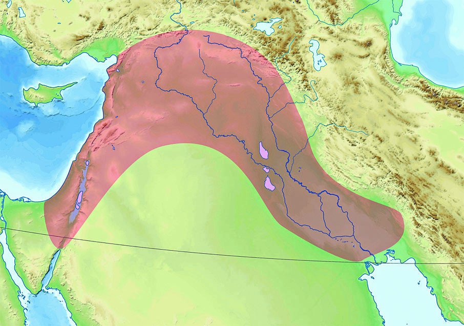 Úrodná oblast starověké Mezopotámie