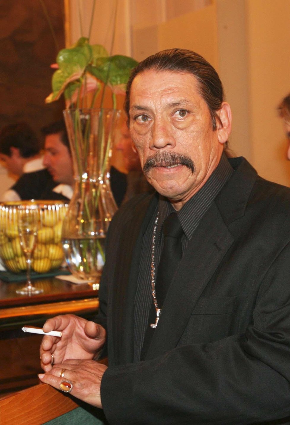 Danny Trejo na své návštěvě karlovarského filmového festivalu