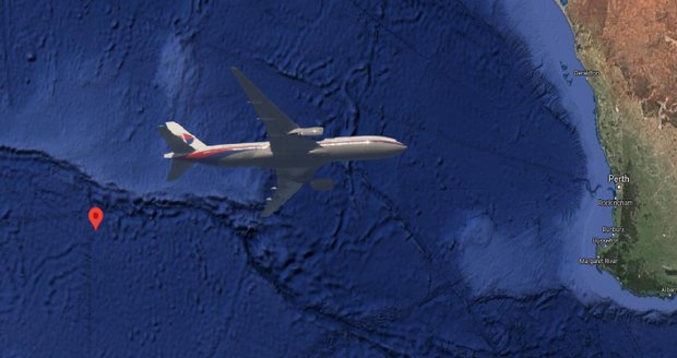 Letecká záhada: Inženýr ukázal na přesné místo, kam se měl zřítit ztracený MH370