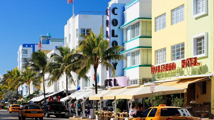 1. Miami (USA) - 1641 turistů na 100 obyvatel