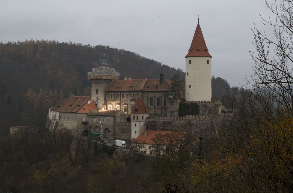 Páteční den strávila hollywoodská hvězda na Křivoklátě.