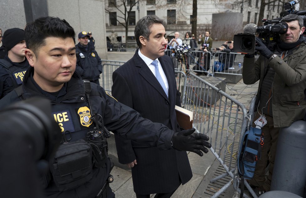 Trumpův bývalý právník Michael Cohen také čelí obvinění